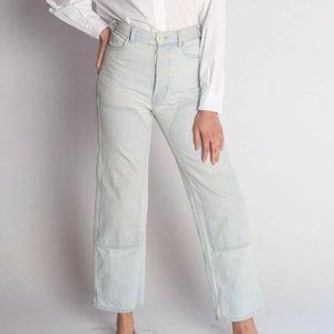Jesse Kamm Patchfront Handy Pants - 0 - Pale Blue Japanese Denim - Worn